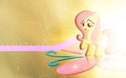 Size: 1920x1200 | Tagged: source needed, safe, artist:vexx3, edit, fluttershy, pony, g4, female, solo, vector, wallpaper, wallpaper edit