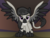 Size: 2848x2145 | Tagged: safe, artist:badumsquish, derpibooru exclusive, octavia melody, monster pony, siamese cat, sphinx, g4, female, high res, lidded eyes, looking at you, mottled coat, smiling, solo, species swap, sphinxified, spread wings, wings