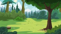 Size: 6116x3444 | Tagged: safe, artist:boneswolbach, .ai available, absurd resolution, background, bush, forest, no pony, tree, vector, wilderness