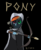 Size: 1423x1739 | Tagged: safe, artist:darkdabula, rainbow dash, pegasus, pony, g4, atg 2019, bow (weapon), crossover, heterochromia, newbie artist training grounds, robes, thief (video game)