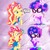 Size: 1280x1280 | Tagged: safe, edit, edited screencap, screencap, sci-twi, sunset shimmer, twilight sparkle, equestria girls, g4, legend of everfree, crystal gala, female, lesbian, ship:sci-twishimmer, ship:sunsetsparkle, shipping