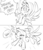 Size: 1424x1640 | Tagged: safe, artist:glacierclear, fluttershy, pegasus, pony, g4, cute, dialogue, female, mare, monochrome, simple background, solo, wah, white background, yelling, you tried