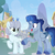 Size: 1024x1024 | Tagged: safe, artist:jxst-blue, oc, oc only, oc:comet storm, oc:jennie cameron, earth pony, pegasus, pony, deviantart watermark, duo, female, male, mare, obtrusive watermark, offspring, parent:double diamond, parent:limestone pie, parent:night glider, parent:party favor, parents:limediamond, parents:partyglider, stallion, watermark