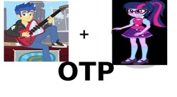 Size: 828x455 | Tagged: editor needed, safe, edit, flash sentry, sci-twi, twilight sparkle, best trends forever, equestria girls, g4, my little pony equestria girls: better together, female, male, ship:flashlight, ship:sci-flash, shipping, shipping domino, straight