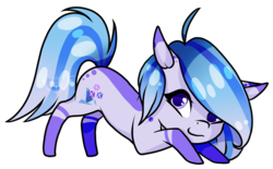 Size: 2618x1624 | Tagged: safe, artist:oneiria-fylakas, oc, oc only, oc:coldy flower, earth pony, pony, chibi, female, mare, simple background, solo, transparent background