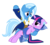 Size: 954x866 | Tagged: safe, artist:navitaserussirus, edit, trixie, twilight sparkle, pony, unicorn, g4, beauty and the beast, blushing, clothes, dress, female, floppy ears, gala dress, lesbian, ship:twixie, shipping, simple background, smiling, transparent background, unicorn twilight, vector