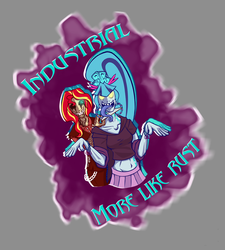 Size: 1664x1852 | Tagged: safe, artist:madness-with-reason, sonata dusk, sunset shimmer, equestria girls, g4, sunset satan