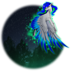Size: 2287x2288 | Tagged: safe, artist:oneiria-fylakas, oc, oc only, oc:magic fantasy, alicorn, pony, female, high res, mare, solo, two toned wings, wings