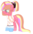 Size: 2878x3008 | Tagged: safe, artist:mint-light, artist:rukemon, oc, oc only, oc:pink prada, pony, unicorn, base used, bow, clothes, commission, ear piercing, earring, eyeshadow, female, glasses, hair bow, high res, jewelry, makeup, mare, markings, piercing, simple background, solo, sweater, transparent background