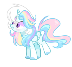 Size: 1736x1620 | Tagged: dead source, safe, artist:rainbows-skies, oc, oc only, oc:water star, alicorn, pony, base used, male, simple background, solo, stallion, transparent background