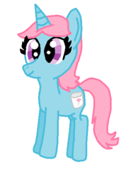 Size: 396x516 | Tagged: safe, artist:nightshadowmlp, oc, oc only, unnamed oc, pony, unicorn, female, mare, request, requested art, simple background, solo, white background