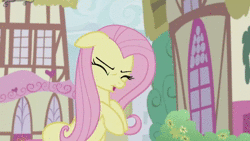 Size: 1920x1080 | Tagged: safe, screencap, angel bunny, bon bon, cheerilee, fluttershy, lily, lily valley, lyra heartstrings, sweetie drops, g4, she talks to angel, animated, body swap, sound, webm