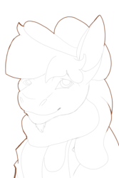 Size: 2000x3000 | Tagged: safe, artist:euspuche, oc, oc only, oc:guzmán mimos, earth pony, pony, black and white, grayscale, happy, high res, looking at you, male, monochrome, sad, simple background, transparent background
