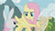 Size: 1920x1080 | Tagged: safe, screencap, angel bunny, fluttershy, pegasus, pony, rabbit, g4, she talks to angel, animal, checklist, feather fingers, female, list, male, mare, messy mane, wing hands, wings