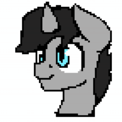 Size: 792x792 | Tagged: safe, artist:chaosmauser, oc, oc:wilson, pony, animated, gif, pixel art, tongue out