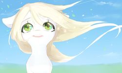 Size: 1024x615 | Tagged: safe, artist:aoiyui, oc, oc only, earth pony, pony, bust, solo