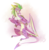 Size: 1908x1960 | Tagged: safe, artist:iheyyasyfox, spike, dragon, g4, colored claws, looking at you, male, older, older spike, simple background, sitting, solo, white background, wing claws, winged spike, wings