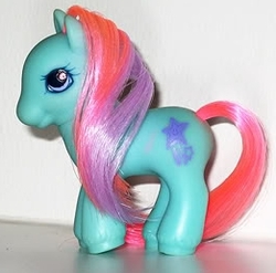 Size: 261x258 | Tagged: safe, baby fern, earth pony, pony, g2, female, filly, irl, photo, solo, toy