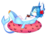 Size: 2900x2000 | Tagged: safe, artist:honeybbear, oc, oc only, original species, shark pony, female, high res, inner tube, mare, simple background, solo, transparent background