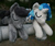 Size: 2864x2400 | Tagged: safe, artist:bastler, derpibooru exclusive, dj pon-3, octavia melody, vinyl scratch, earth pony, pony, unicorn, g4, female, high res, irl, mare, photo, plushie, sleeping