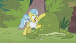 Size: 1920x1080 | Tagged: safe, screencap, antoine, doctor fauna, muriel, elephant, pony, snake, g4, she talks to angel, abdominal bulge, animated, eaten alive, female, fetish fuel, predation, reference, sound, the little prince, vore, webm