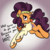 Size: 2100x2100 | Tagged: safe, artist:sjart117, saffron masala, pony, g4, my little pony: friendship is magic, spice up your life, bad pickup line, clothes, ear piercing, earring, female, flirting, high res, jewelry, leaping, looking at you, mare, motivational, one eye closed, pickup lines, piercing, positive ponies, solo, speech, wink