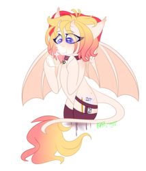 Size: 3000x3500 | Tagged: safe, artist:redheartponiesfan, oc, oc only, oc:destiny (shinningblossom12), bat pony, pony, vampony, clothes, female, high res, mare, simple background, socks, solo, transparent background