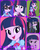 Size: 948x1200 | Tagged: safe, artist:miss-sweeten443, edit, edited screencap, screencap, sci-twi, twilight sparkle, alicorn, equestria girls, g4, my little pony equestria girls, my little pony equestria girls: better together, my little pony equestria girls: friendship games, art trade, collage, geode of telekinesis, magical geodes, twilight sparkle (alicorn), twolight