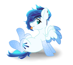 Size: 4584x4091 | Tagged: safe, artist:maximkoshe4ka, oc, oc only, oc:sonic blast (ice1517), pegasus, pony, icey-verse, clothes, ear piercing, earring, female, heart eyes, jewelry, lip piercing, mare, markings, offspring, parent:rainbow dash, parent:soarin', parents:soarindash, piercing, raised leg, simple background, sitting, socks, solo, tongue out, transparent background, wingding eyes, ych result