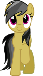 Size: 736x1317 | Tagged: safe, artist:mosty, edit, daring do, pony, g4, background removed, female, looking up, mare, missing accessory, raised hoof, simple background, smiling, solo, transparent background, vector