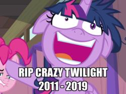 Size: 852x636 | Tagged: safe, edit, edited screencap, screencap, pinkie pie, twilight sparkle, alicorn, pony, a trivial pursuit, between dark and dawn, g4, lesson zero, the summer sun setback, caption, crazy face, cropped, duo, faic, floppy ears, image macro, messy mane, solo focus, text, twilight snapple, twilight sparkle (alicorn), twilighting