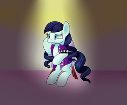 Size: 1800x1500 | Tagged: safe, artist:huffy26, coloratura, earth pony, pony, g4, clothes, female, mare, sitting, solo