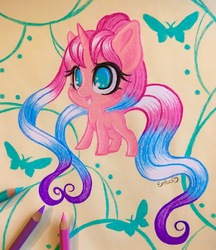 Size: 2790x3225 | Tagged: safe, artist:emberslament, oc, oc only, oc:suger lace, pony, unicorn, chibi, high res, solo