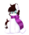 Size: 1692x2000 | Tagged: safe, artist:saveraedae, oc, oc only, oc:markey malarkey, pegasus, pony, aside glance, clothes, looking to the left, male, ponified, scarf, simple background, sitting, smiling, solo, the mark side, transparent background, ych result