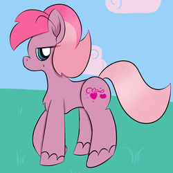 Size: 1000x1000 | Tagged: safe, artist:souldew, sweet berry, pony, g2, g4, g2 to g4, generation leap, unshorn fetlocks