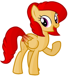 Size: 903x1018 | Tagged: safe, artist:rainbow eevee, match pony, object pony, original species, pegasus, pony, base used, battle for dream island, colored wings, cute, female, mare, match, match (battle for dream island), ponified, raised hoof, solo, wings