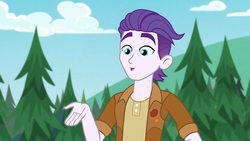 Size: 1280x720 | Tagged: safe, screencap, dirk thistleweed, accountibilibuddies, equestria girls, equestria girls series, g4, spoiler:choose your own ending (season 2), spoiler:eqg series (season 2), accountibilibuddies: snips, clothes, male, solo