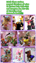 Size: 347x599 | Tagged: safe, artist:lightningsilver-mana, alicorn, earth pony, human, pegasus, pony, sylveon, unicorn, bronycon, trotcon, booette, bowsette, collectible, convention, craft, epona, epona's song, figurine, hand made, humanized, irl, leather, link, mixed media, my hero academia, paint, painting, photo, pokémon, princess zelda, sailor moon (series), sewing, super crown, the legend of zelda, the legend of zelda: link's awakening, the legend of zelda: ocarina of time, toadette, toy