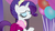 Size: 1280x720 | Tagged: safe, screencap, rarity, pony, unicorn, g4, she's all yak, balloon, clothes, dress, eyes closed, female, mare, solo