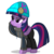 Size: 3000x3000 | Tagged: safe, artist:mrvector, derpibooru exclusive, twilight sparkle, alicorn, pony, g4, ace attorney, clothes, crossover, female, hat, high res, hobo, hobo pony, mare, phoenix wright, simple background, solo, sweater, transparent background, twilight sparkle (alicorn)