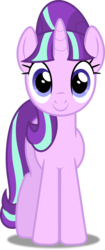 Size: 3000x7144 | Tagged: safe, artist:dashiesparkle, starlight glimmer, pony, unicorn, g4, .svg available, absurd resolution, cute, female, front view, glimmerbetes, looking at you, mare, s5 starlight, simple background, smiling, solo, transparent background, vector