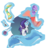 Size: 3000x2878 | Tagged: safe, artist:andromedasparkz, rarity, pony, unicorn, g4, clothes, fabric, female, high res, magic, magic aura, mare, newbie artist training grounds, ribbon, scarf, scissors, simple background, solo, stressed, telekinesis