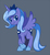 Size: 500x539 | Tagged: dead source, safe, alternate version, artist:jiayi, princess luna, alicorn, pony, g4, crown, cute, daaaaaaaaaaaw, female, gray background, jewelry, lunabetes, mare, regalia, s1 luna, simple background, solo, spread wings, wings