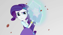 Size: 1920x1080 | Tagged: safe, screencap, rarity, human, equestria girls, equestria girls specials, g4, my little pony equestria girls: mirror magic, clothes, female, geode of shielding, magical geodes, mirror world, shield, simple background, skirt, solo, white background