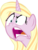 Size: 795x1038 | Tagged: safe, artist:galacticflashd, oc, oc only, oc:ola tiger, pony, unicorn, buckball season, g4, angry, faic, female, show accurate, solo, vector, yelling