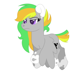 Size: 1800x1800 | Tagged: safe, artist:ponkus, oc, oc only, oc:odd inks, pegasus, pony, angry, female, flying, mare, solo