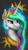 Size: 1080x1920 | Tagged: safe, artist:probaldr, princess celestia, alicorn, pony, g4, bust, collar, cutie mark background, female, jewelry, necklace, portrait, regalia, solo