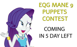 Size: 3360x2079 | Tagged: safe, artist:cartoonmasterv3, rarity, equestria girls, g4, eqg mane 9 puppets contest, female, high res, solo