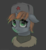 Size: 1400x1510 | Tagged: safe, artist:hardbrony, oc, oc only, oc:littlepip, pony, unicorn, fallout equestria, bust, fanfic, fanfic art, female, floppy ears, gray background, hat, horn, mare, portrait, red star, simple background, solo, stars, ushanka