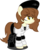 Size: 1280x1619 | Tagged: safe, artist:buckeyescozycafe, oc, oc only, oc:anne devlynn, earth pony, pony, clothes, female, hat, mare, solo